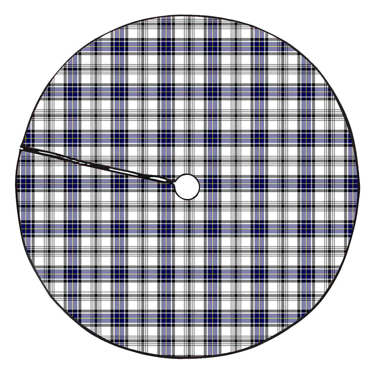 Hannay Modern Tartan Plaid Christmas Tree Skirt