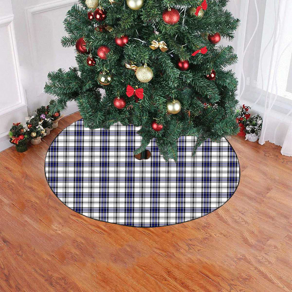 Hannay Modern Tartan Plaid Christmas Tree Skirt
