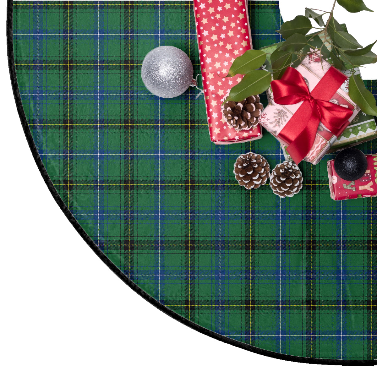 Henderson Ancient Tartan Plaid Christmas Tree Skirt