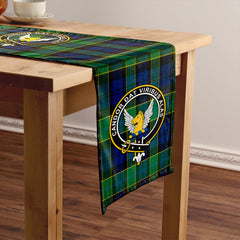 Hogarth Modern Tartan Crest Table Runner