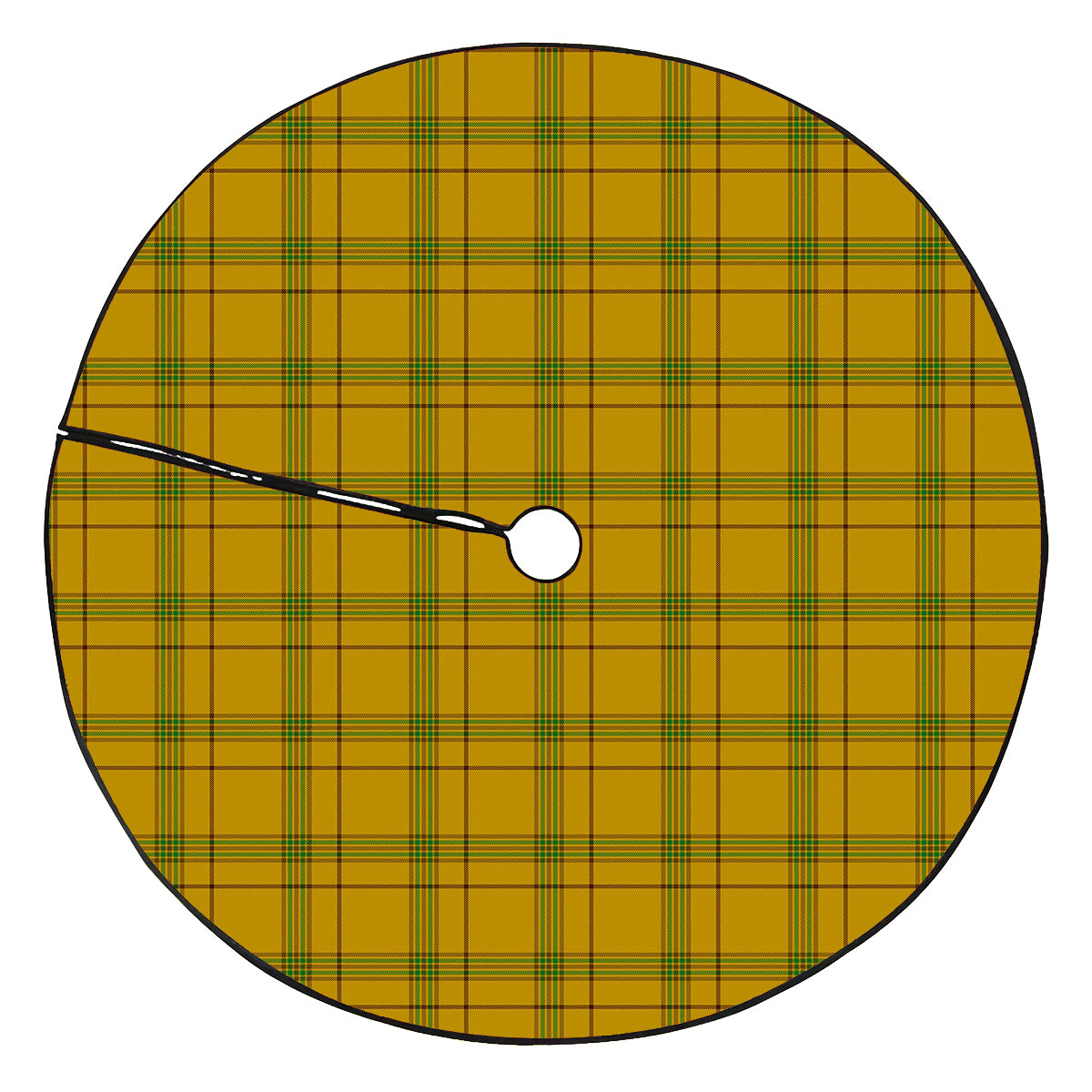 Houston Tartan Plaid Christmas Tree Skirt