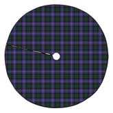 Hunter Modern Tartan Plaid Christmas Tree Skirt