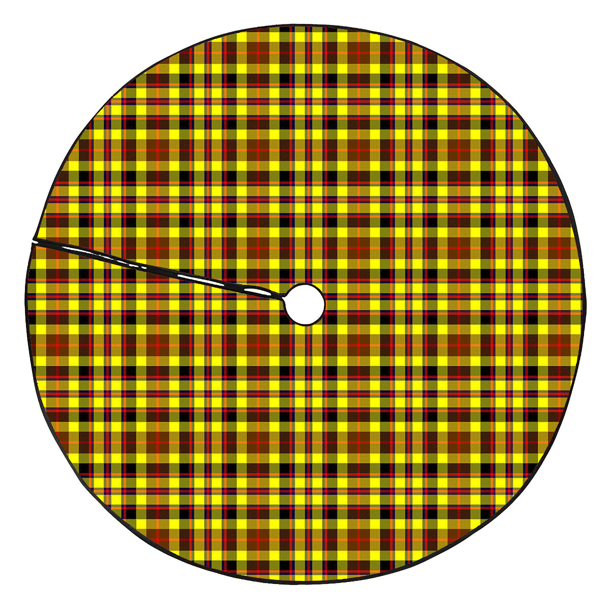 Jardine Tartan Plaid Christmas Tree Skirt