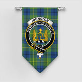 Johnston Ancient Tartan Crest Gonfalon