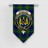 Johnston Modern Tartan Crest Gonfalon