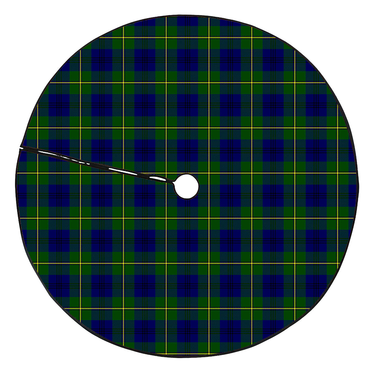 Johnston Modern Tartan Plaid Christmas Tree Skirt
