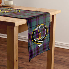 Keith (Marshall) Weathered Tartan Crest Table Runner