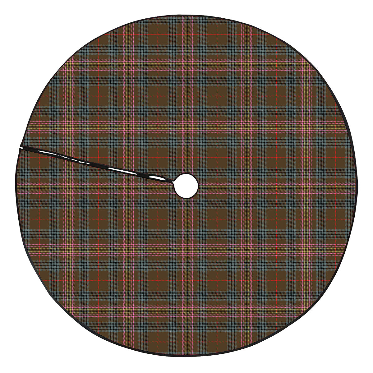 Kennedy Weathered Tartan Plaid Christmas Tree Skirt