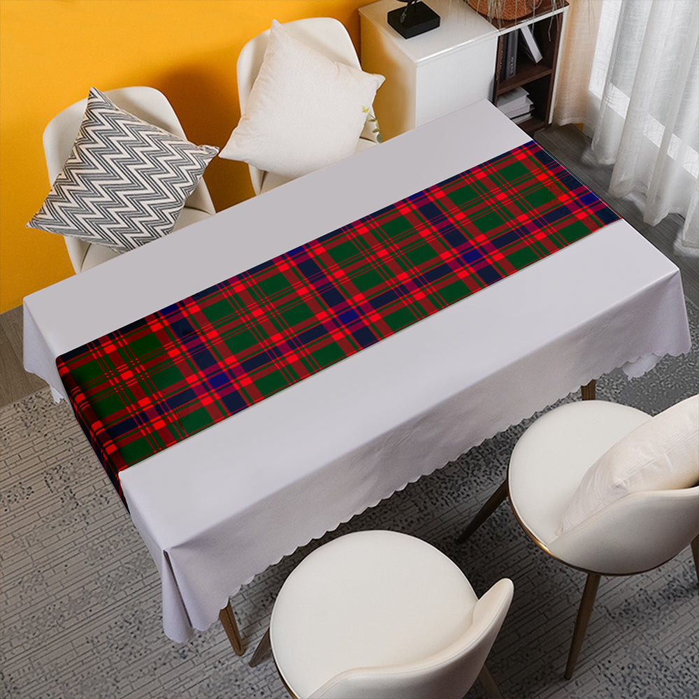 Kinninmont Tartan Crest Table Runner