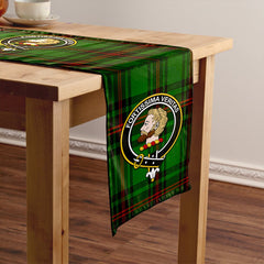 Kirkcaldy Tartan Crest Table Runner