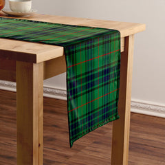 Lauder Modern Tartan Crest Table Runner