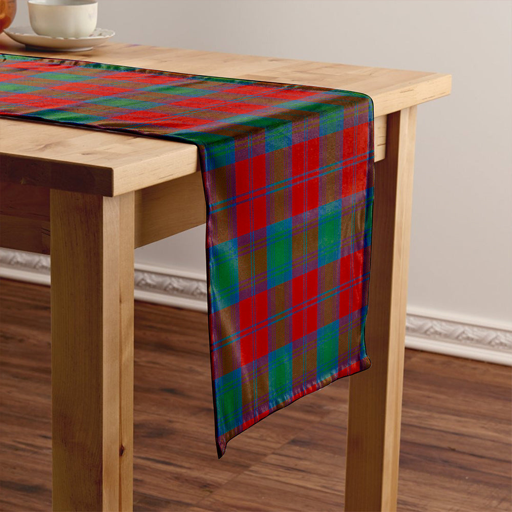 Lindsay Modern Tartan Crest Table Runner