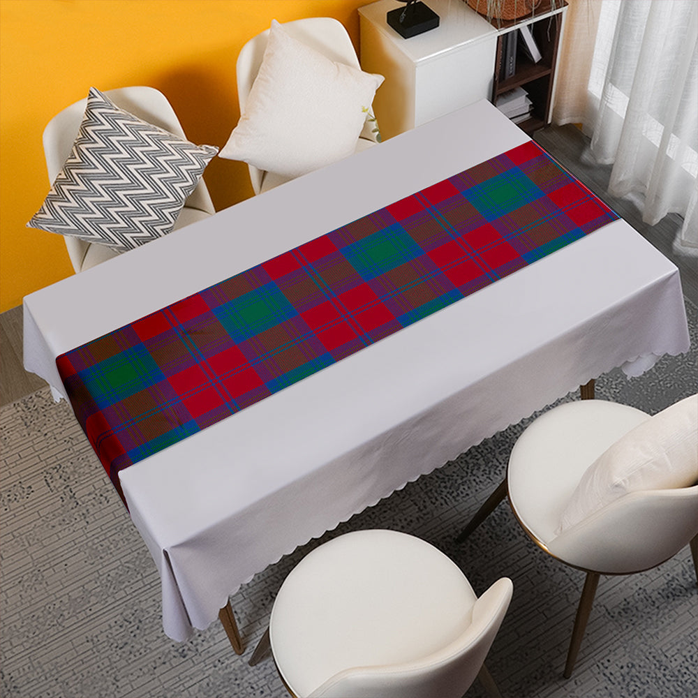 Lindsay Modern Tartan Crest Table Runner