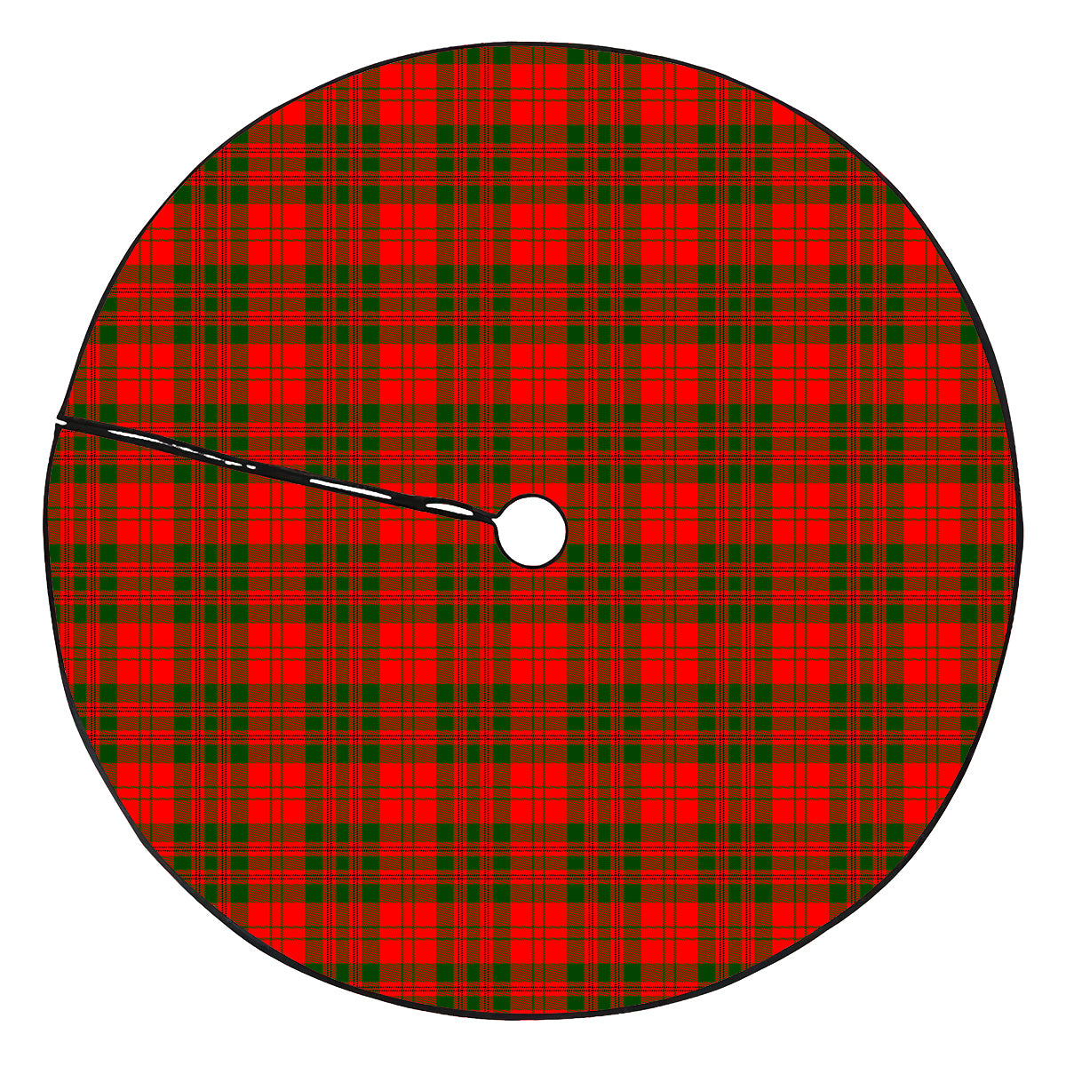 Livingstone Modern Tartan Plaid Christmas Tree Skirt
