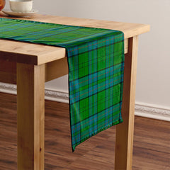 Lockhart Ancient Tartan Crest Table Runner