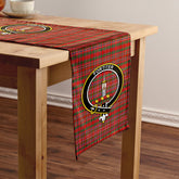 MacAlister Modern Tartan Crest Table Runner