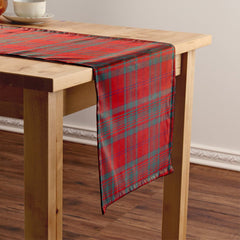MacAlister of Glenbarr Weathered Tartan Crest Table Runner