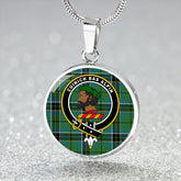 MacAlpine Ancient Tartan Crest Circle Necklace