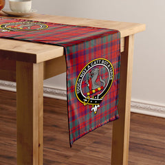 MacBean of Tomatin (MacBain of Tomatin) Weathered Tartan Crest Table Runner