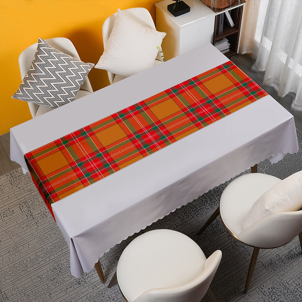 MacBrair Modern Tartan Crest Table Runner