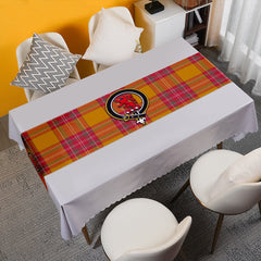 MacBrair Weathered Tartan Crest Table Runner