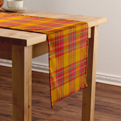 MacBrair Weathered Tartan Crest Table Runner