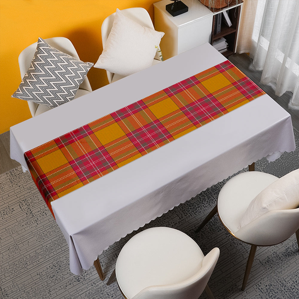 MacBrair Weathered Tartan Crest Table Runner