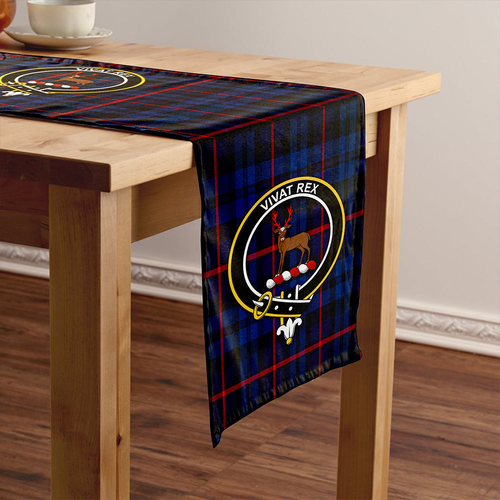 MacCorquodale Modern Tartan Crest Table Runner