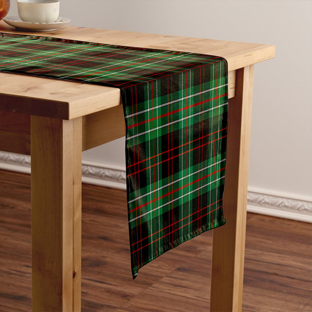 MacDiarmid Modern Tartan Crest Table Runner