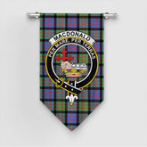 MacDonald Ancient Tartan Crest Gonfalon