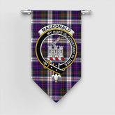 MacDonald Dress Modern Tartan Crest Gonfalon