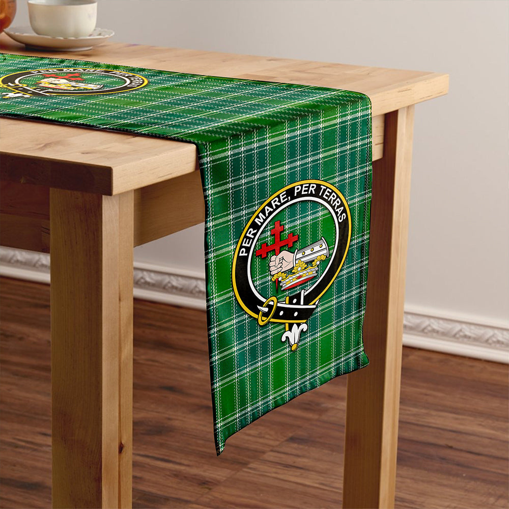 MacDonald Lord of the Isles; Hunting Ancient Tartan Crest Table Runner
