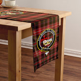 MacDonald Sir John A (Donald Sir John A) Weathered Tartan Crest Table Runner