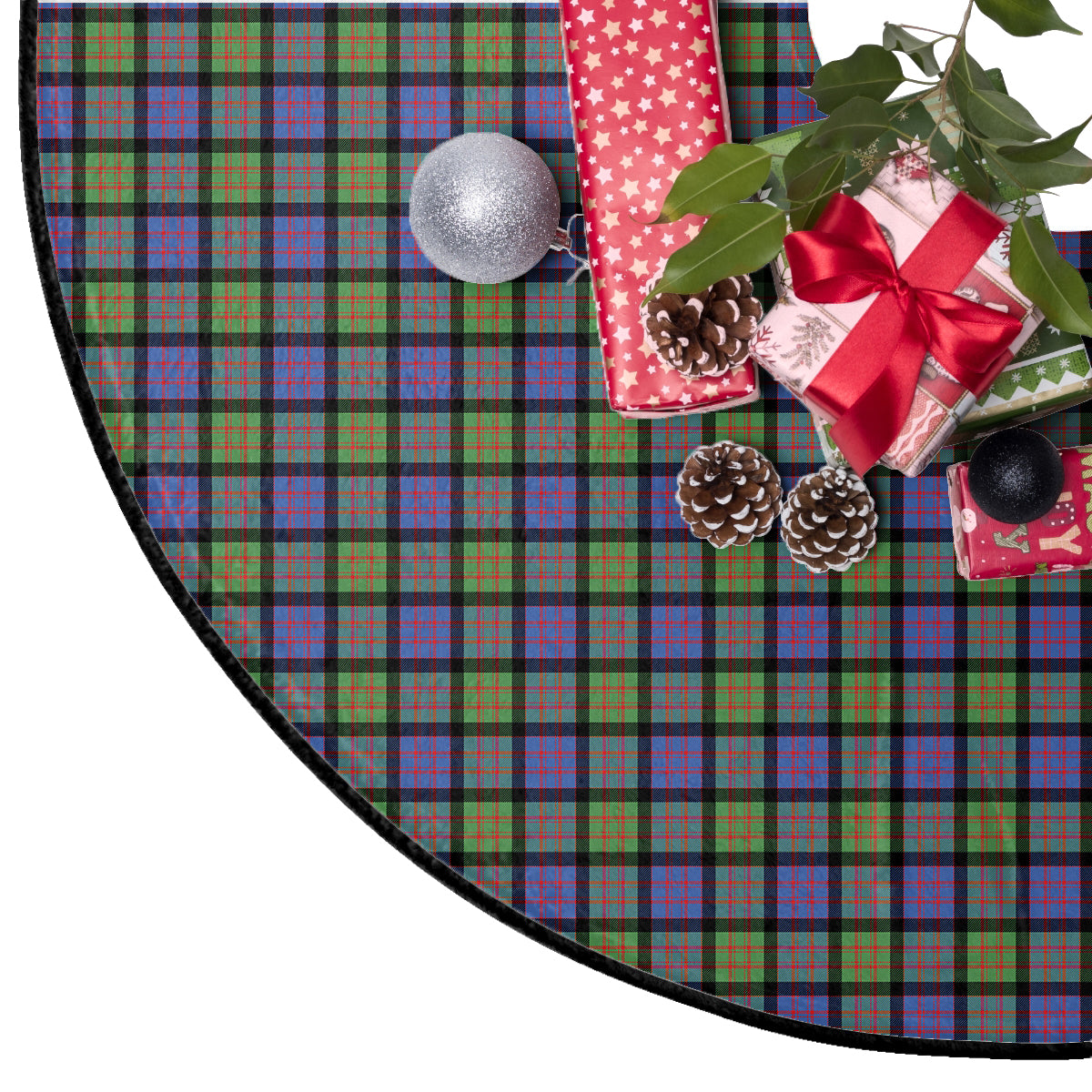 MacDonald Ancient Tartan Plaid Christmas Tree Skirt