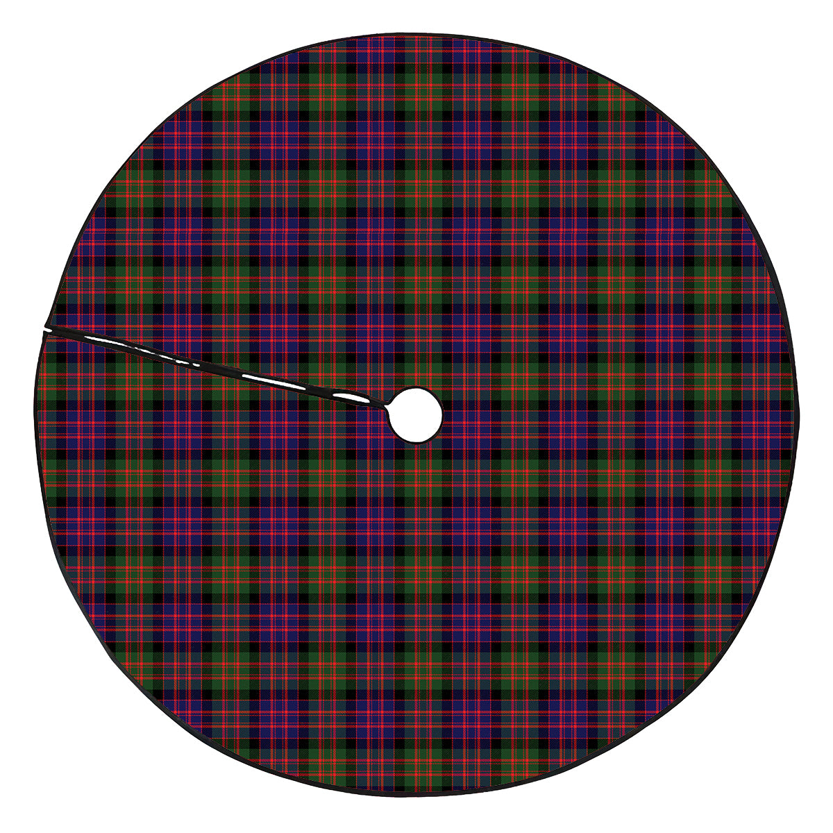 MacDonald Modern Tartan Plaid Christmas Tree Skirt