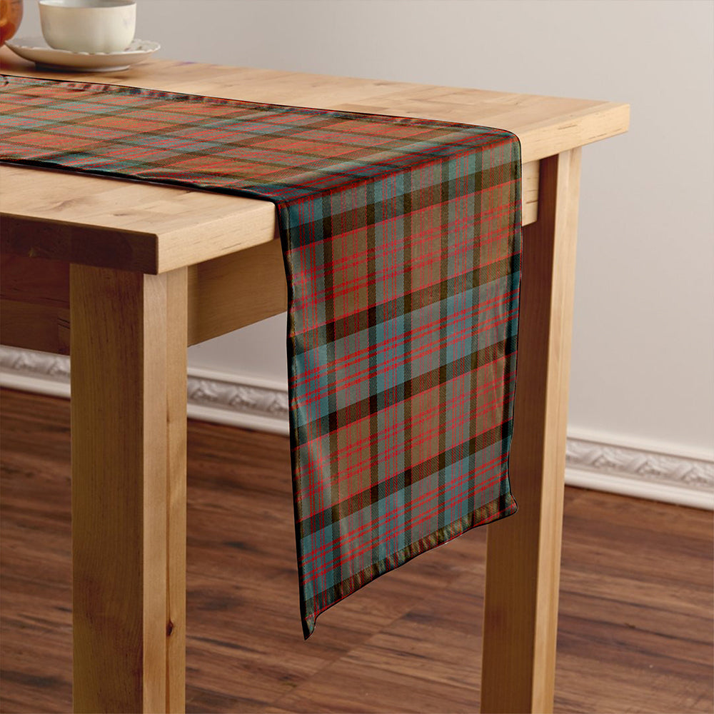 MacDonald (Donald) Weathered Tartan Crest Table Runner