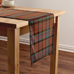 MacDonald (Donald) Weathered Tartan Crest Table Runner