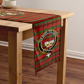 MacDonald of Aird & Valley (Donald of Aird & Valley) Ancient Tartan Crest Table Runner
