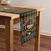 MacDonald of Borrodale (Donald Borrodale Historic) Weathered Tartan Crest Table Runner