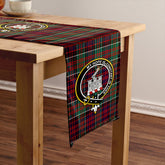 MacDonald of Clanranald (Donald of Clanranald) Modern Tartan Crest Table Runner