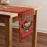 MacDonald of Glenaladale (Donald of Glenaladale) 2006 Weathered Tartan Crest Table Runner