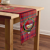 MacDonald of Glenaladale (Donald of Glenaladale) Weathered Tartan Crest Table Runner