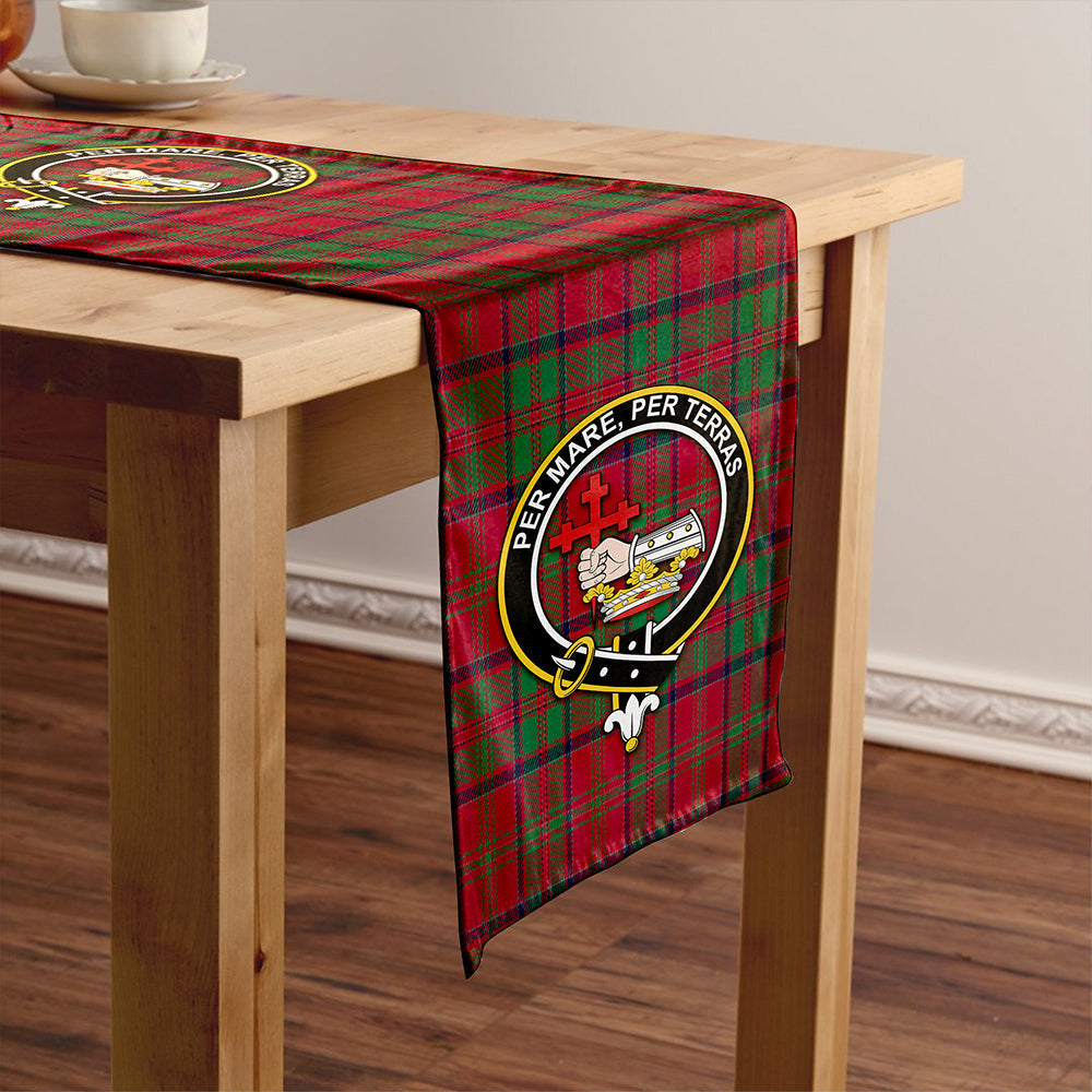 MacDonald of Glencoe (Donald of Glencoe) Modern Tartan Crest Table Runner