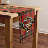 MacDonald of Kingsburgh (Donald of Kingsburgh) Weathered Tartan Crest Table Runner