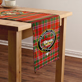 MacDonald of Lochmaddy (Donald of Loch Mhaddy) Anceint Tartan Crest Table Runner