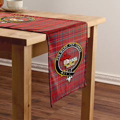 MacDonald of Staffa (Donald of Staffa) Weathered Tartan Crest Table Runner