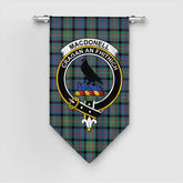 MacDonnell of Glengarry Ancient Tartan Crest Gonfalon