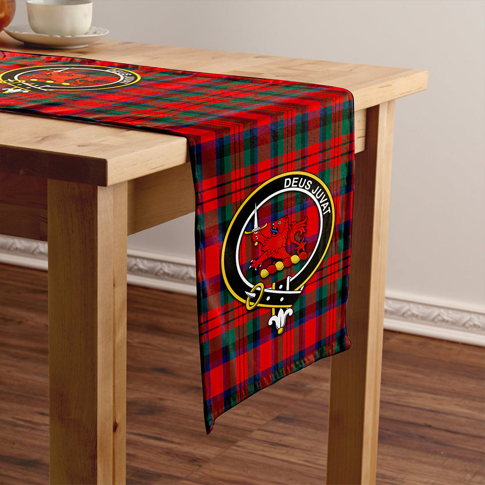 MacDuff Modern Tartan Crest Table Runner