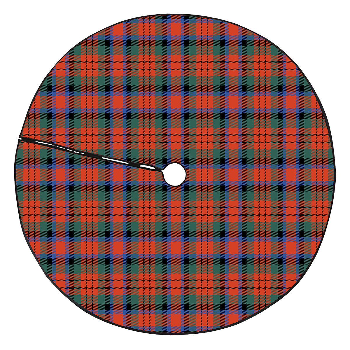 MacDuff Ancient Tartan Plaid Christmas Tree Skirt