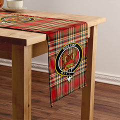 MacGill Weathered Tartan Crest Table Runner